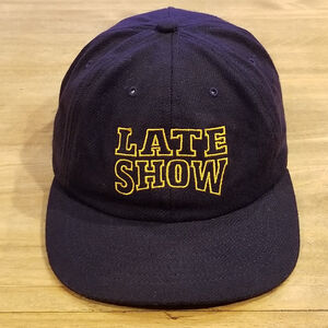 Ebbets Field Flannels Late Show Hat Strap Back Wool Adjustable David Letterman